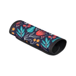 Floral Pattern Luggage Handle Wrap