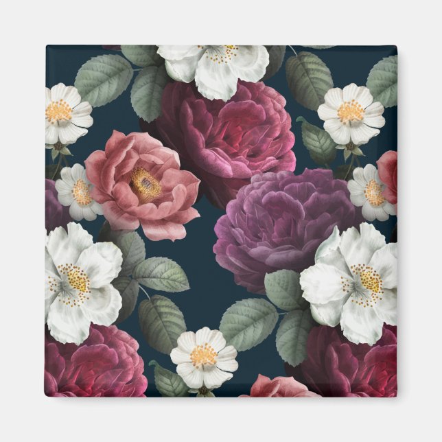 Floral Pattern Magnet (Front)