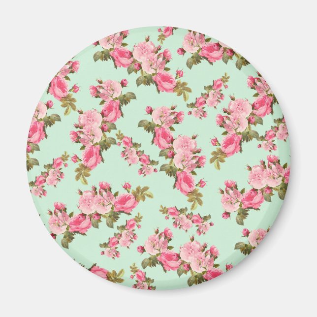 Floral Pattern Magnet (Front)