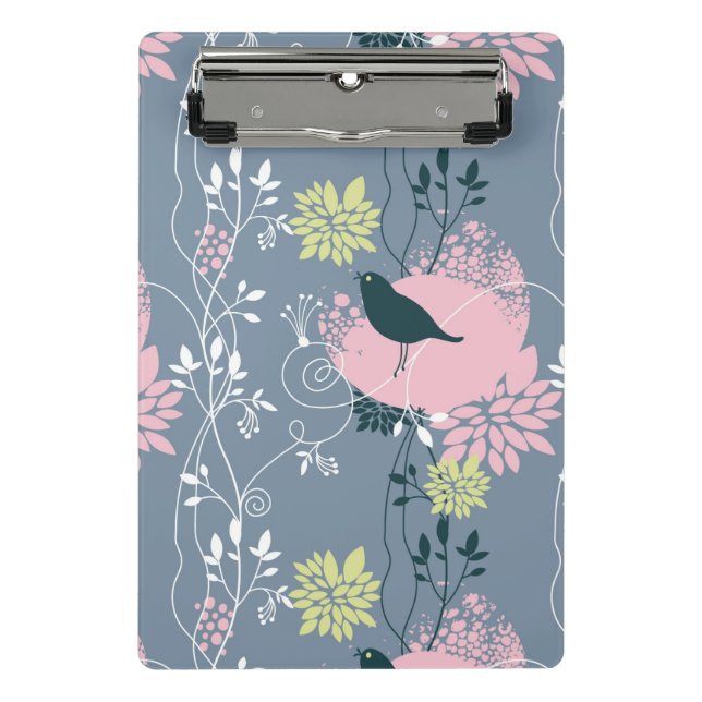 Floral Pattern Mini Clipboard (Front)