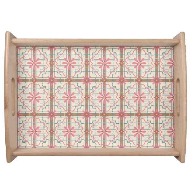 Floral Pattern | Mother's Day Gift Serving Tray (Front)