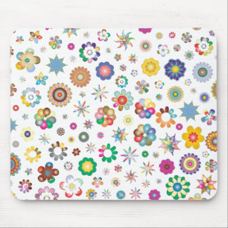 Floral Pattern Mouse Pad