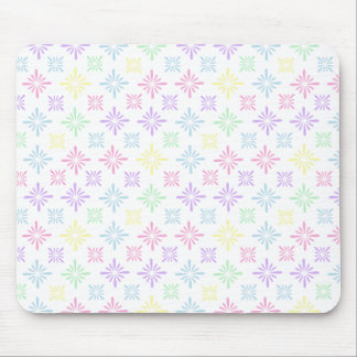 Floral pattern mouse pad