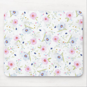 Floral Pattern Mouse Pad