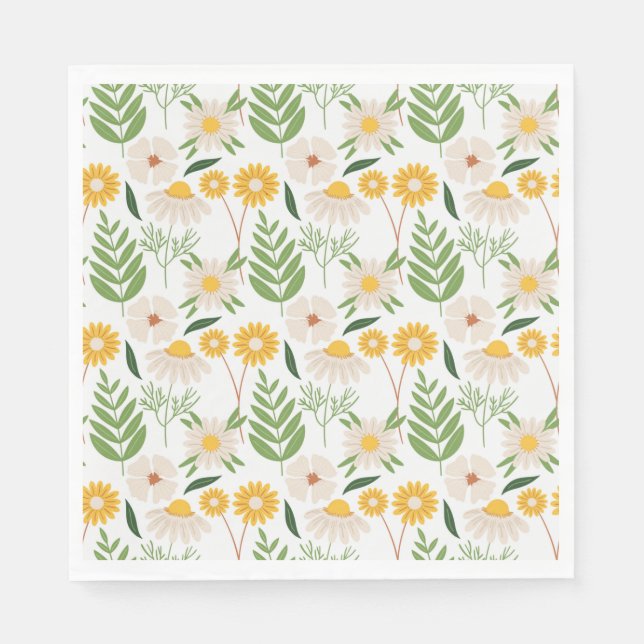 Floral Pattern Napkins (Front)