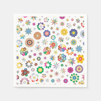 Floral Pattern Napkins