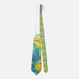 Floral Pattern Neck Tie
