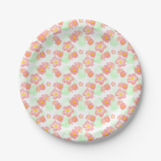 floral pattern no1 paper plates