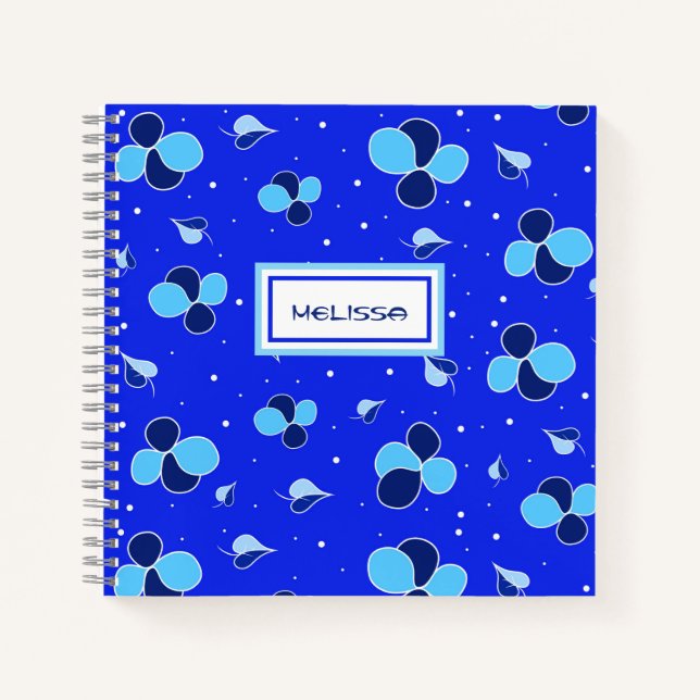 Floral pattern notebook (Front)