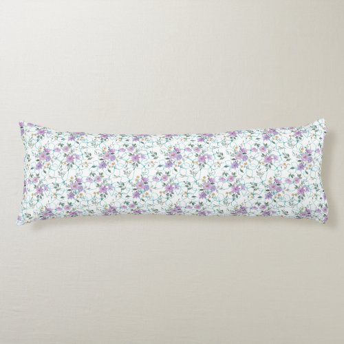 Floral Pattern on Net 01 Body Pillow