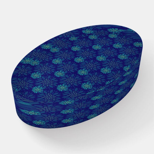 Floral Pattern Paperweight (Angled)