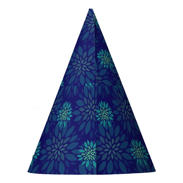 Floral Pattern Party Hat (Back)