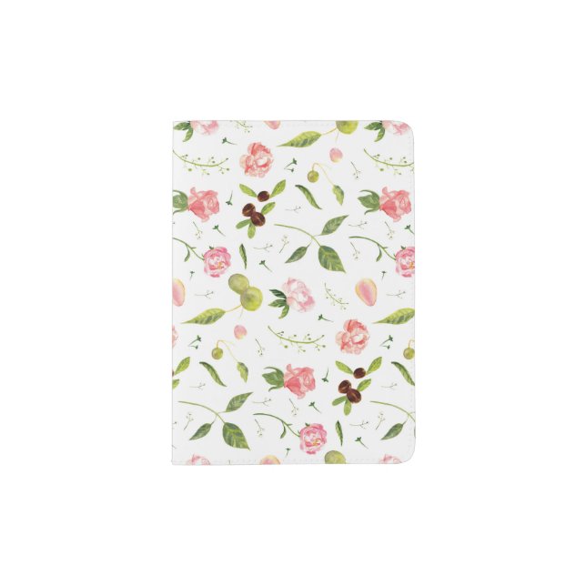 Floral Pattern Passport Holder (Front)