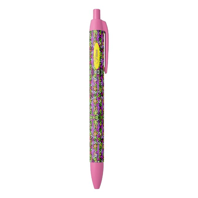 Floral pattern pen (Bottom (Vertical))