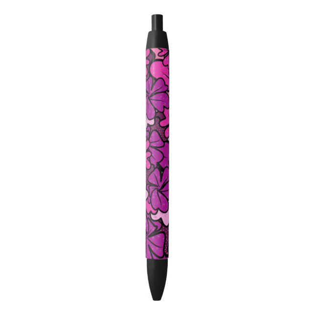 Floral pattern pen (Front Vertical)