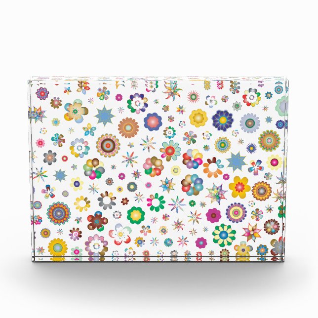 Floral Pattern Photo Block (Front)