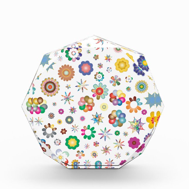 Floral Pattern Photo Block (Front)