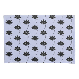 Floral pattern pillow case