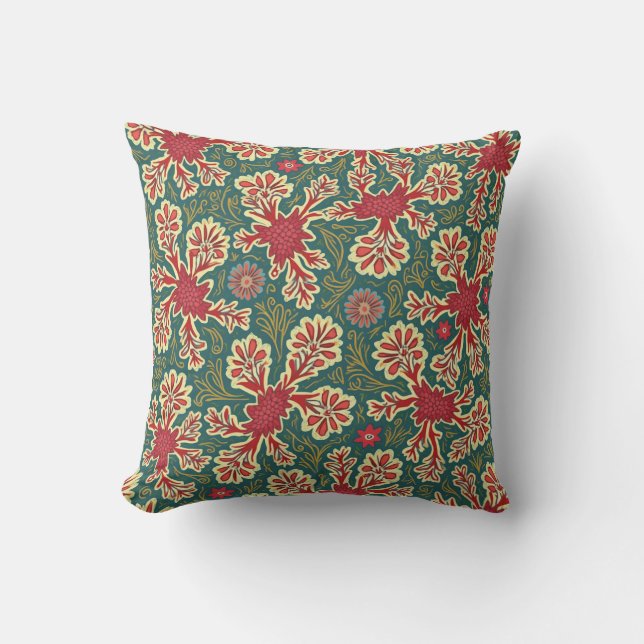 floral pattern pillow cushion (Front)