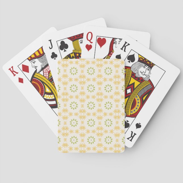 Floral Pattern Poker Cards (Back)