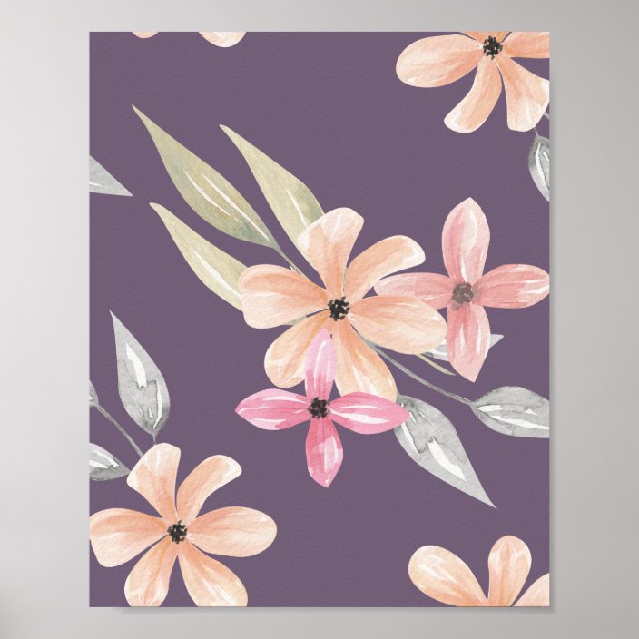 Floral Pattern Poster