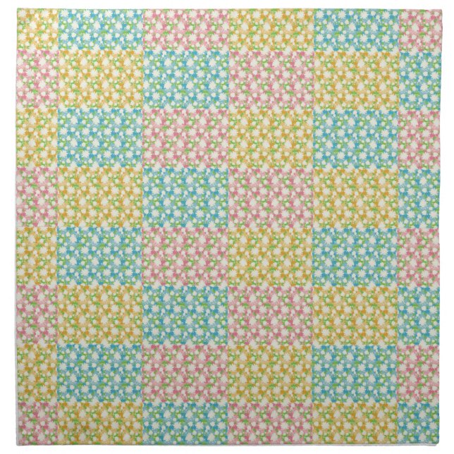 Floral Pattern Print napkins (Front)