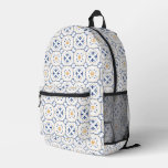 Floral Pattern Printed Backpack
