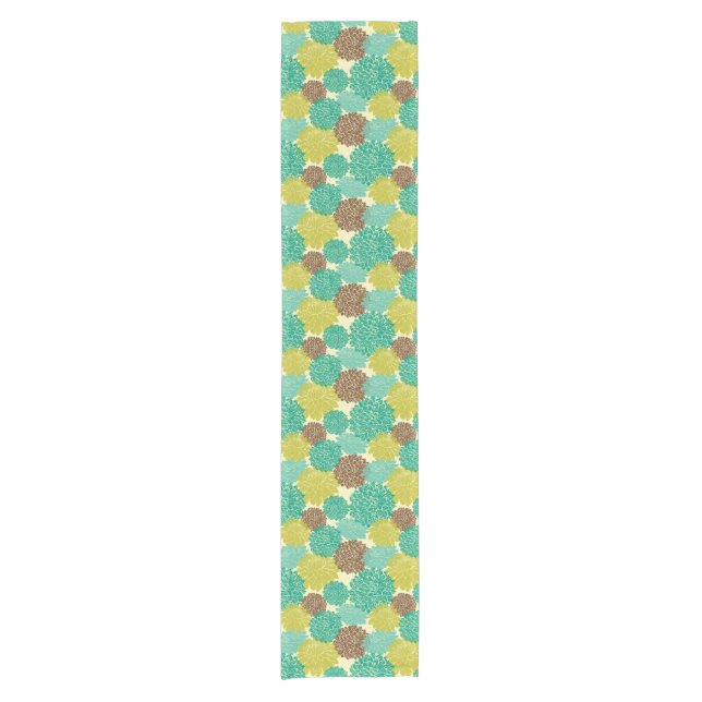 Floral Pattern Short Table Runner (Front)