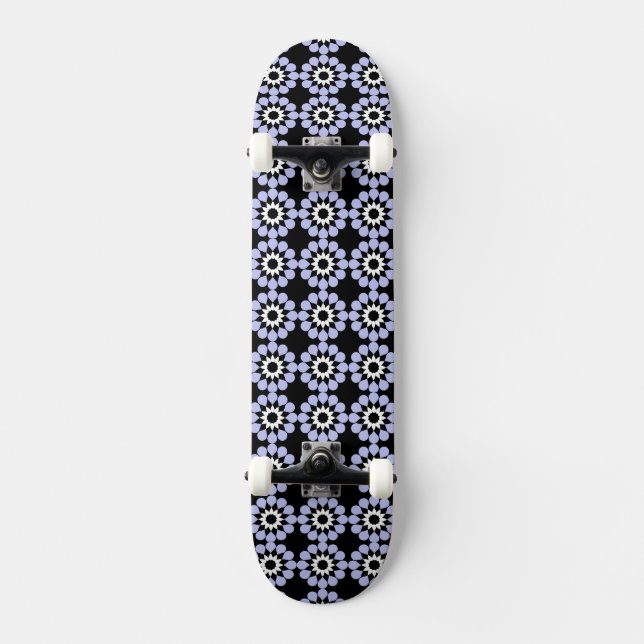 Floral Pattern Skateboard Deck (Front)
