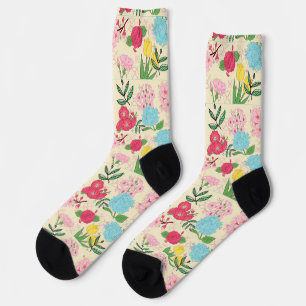 FLORAL PATTERN SOCKS