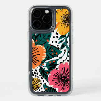 Floral pattern iPhone 16 pro max case