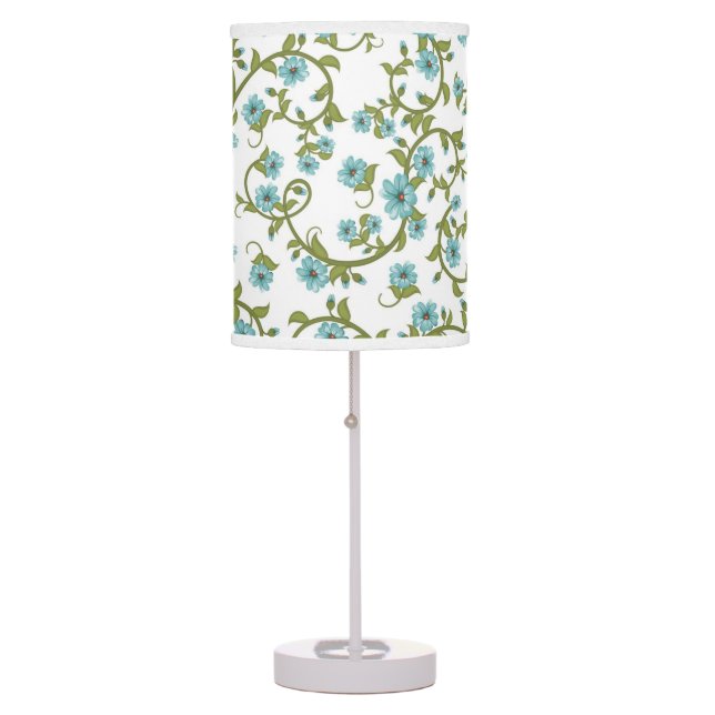 Floral Pattern Table Lamp (Front)
