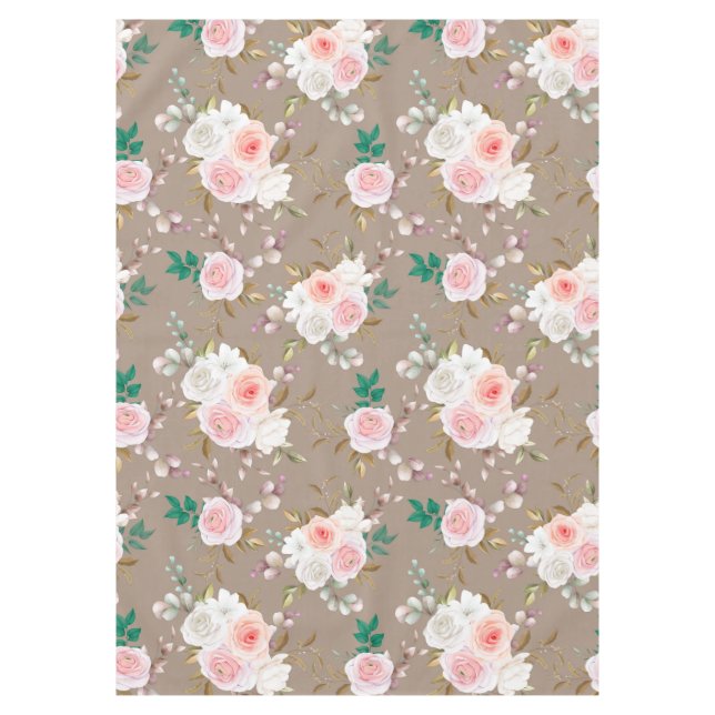 Floral pattern tablecloth (Front)