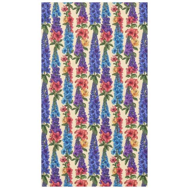 Floral pattern tablecloth (Front)