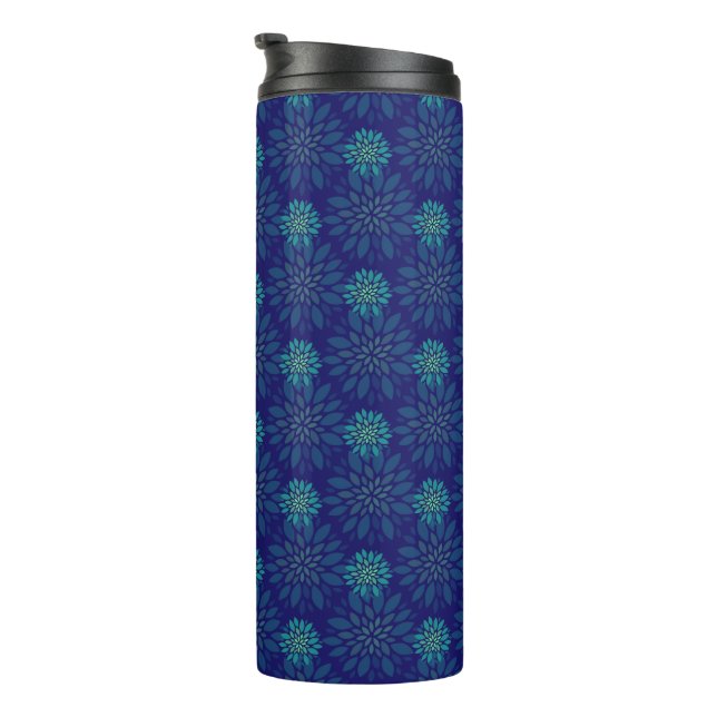 Floral Pattern Thermal Tumbler (Rotated Right)