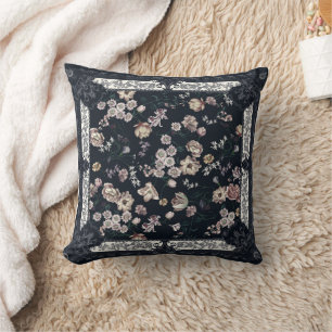 Floral Pattern  Throw Pillow