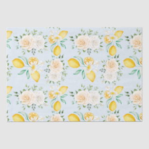 Floral pattern tissue paper