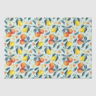 Floral pattern tissue paper