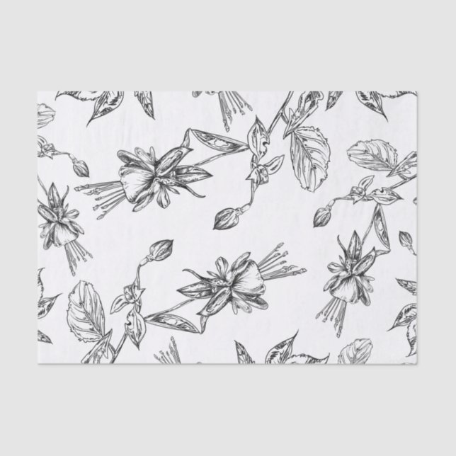 Floral Pattern Tissue Paper (Front)