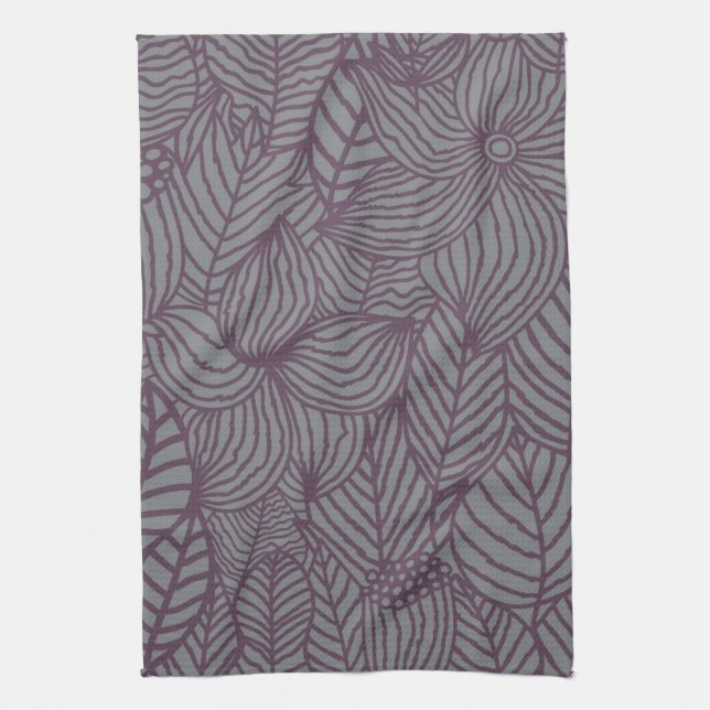 Floral Pattern Towel (Vertical)
