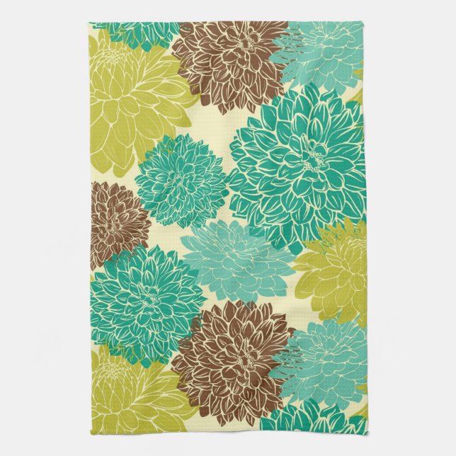 Floral Pattern Towel (Vertical)