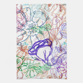 Floral Pattern Towel
