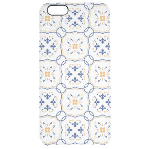 Floral Pattern Clear iPhone 6 Plus Case