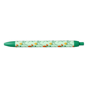 Floral pattern with colored rose flowers  pen