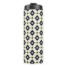 Floral Pattern with White and Yellow Flower
