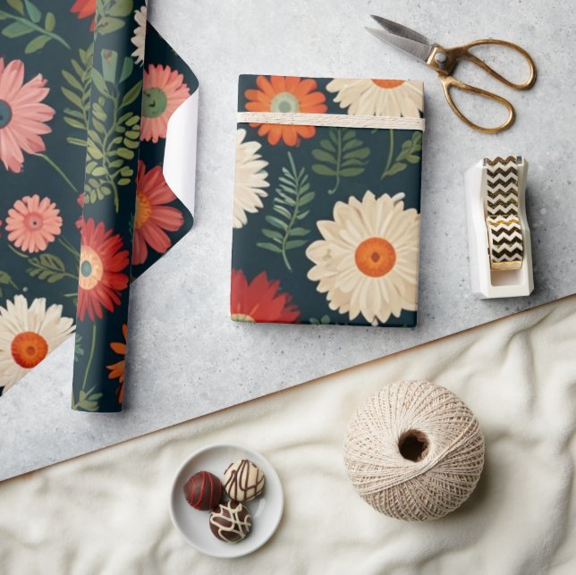 Floral Pattern  Wrapping Paper (Crafts)