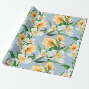 Floral pattern wrapping paper