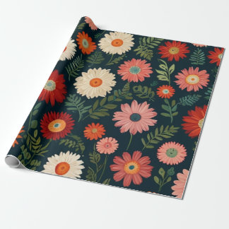 Floral Pattern  Wrapping Paper