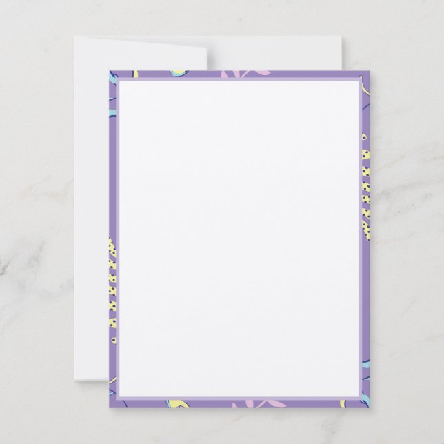 Floral Patterned Everyday Note Cards (Front)