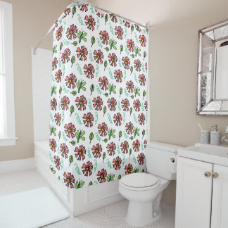 Floral Patterns (Medium Prints) Shower Curtain